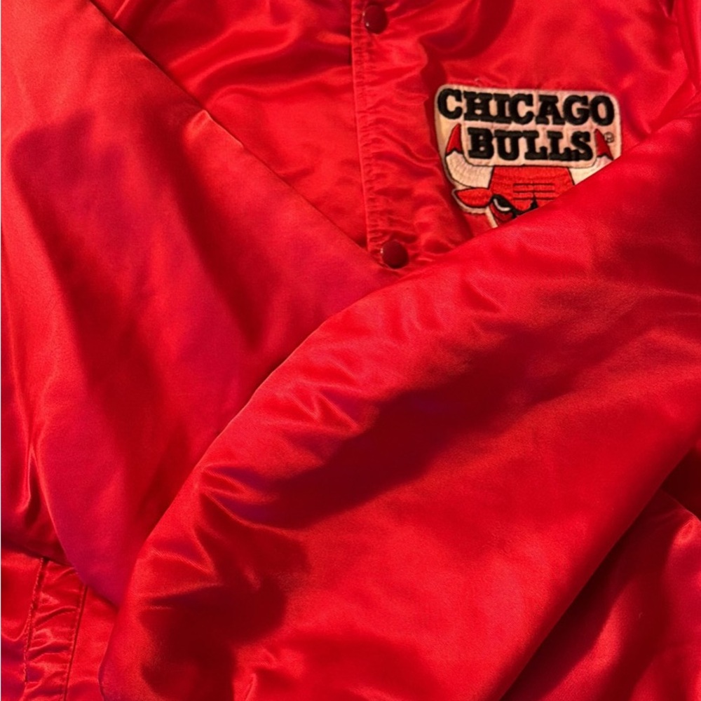 Chicago Bulls Red Bomber Jacket